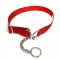 Webbing Collar, Easy-Fit No Buckle, Red