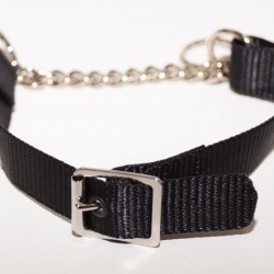 Webbing Collar With Buckle, Black