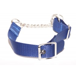 Webbing Collar With Buckle, Blue