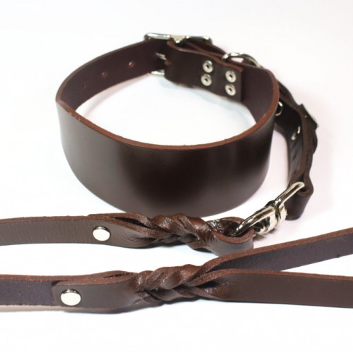 Greyhound collar and lead sets