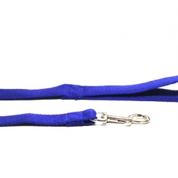 10m Soft Cotton Recall Lead, 20mm Wide, Blue