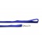 1m Soft Cotton Lead, 25mm Wide, Blue