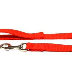 10m Soft Cotton Recall Lead, 20mm Wide, Red
